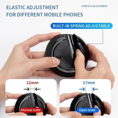 Antirutschmatte Auto, Silikon Auto Antirutschmatte Handy, Multifunktionaler Handyhalter, 360° Drehbar Anti Rutsch Armaturenbrett Matte mit Parknummer Autodekorationen (A)
