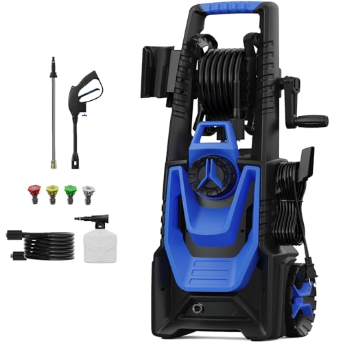 Pressure Washer -5000PSI Power Washer with Foam Cannon 4 Quick Connect Nozzles, High Pressure Cleaning Machine for Driveways/Patios/Cars/Fences/Home Cleaning