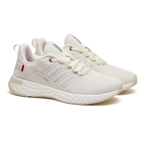 Image of Campus Men's Oslo PRO Off WHT /RED Running Shoes - 11UK /India 1 Pair