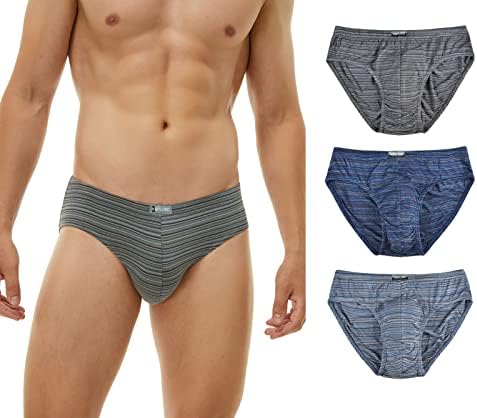 KNITLORD Mens Underwear bamboo viscose Breathable Men