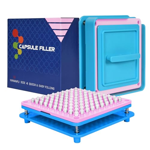 WANANFU Capsule Filling Machine for Size 4 Capsules