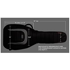 Mono Cases M80 Housse rigide pour guitare acoustique Noir (Import Royaume Uni) - Les Beatles, Paul McCartney, John Lennon, RIngo Starr, George Harrison Mono Cases M80 Housse rigide pour guitare acoustique Noir (Import Royaume Uni) – Image 7