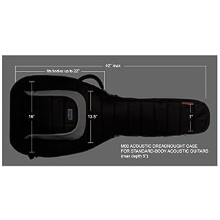Mono Cases M80 Housse rigide pour guitare acoustique Noir (Import Royaume Uni) - Les Beatles, Paul McCartney, John Lennon, RIngo Starr, George Harrison Mono Cases M80 Housse rigide pour guitare acoustique Noir (Import Royaume Uni) – Image 7
