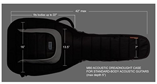 Mono Cases M80 Housse rigide pour guitare acoustique Noir (Import Royaume Uni) - Les Beatles, Paul McCartney, John Lennon, RIngo Starr, George Harrison Mono Cases M80 Housse rigide pour guitare acoustique Noir (Import Royaume Uni) – Image 8