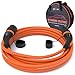 Produktbild TEUTSCHTECH, EV Ladekabel orange I 15M I TYP2 - TYP2 I 22kW I 3X32A I 3-phasig I Mit Lade- Temperaturüberwachung und Schutz vor Brand