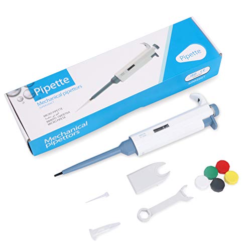HFD Adjustable Pipettor Pipette Micropipette High Precision Professional Scientific Lab Single Channel Variable Volume Pipette for Sampling and Dispensing (0.5-10ul) - Thumbnail 7