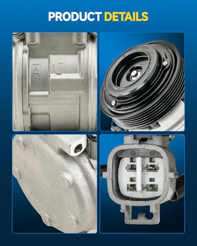 Image of PHILTOP 2041604 Air Conditioner AC Compressor with Clutch for Toyota Sienna 1998-2003