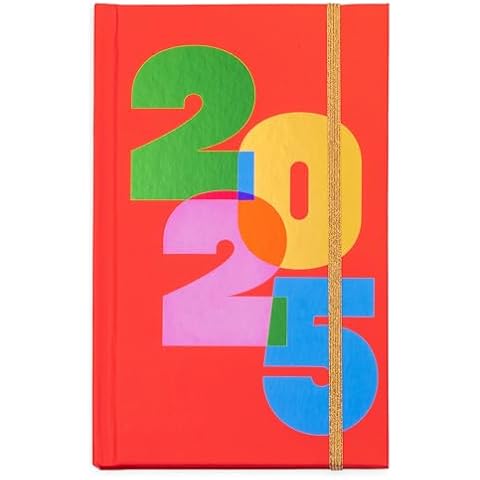 ban.do Daily Planner 2025, Classic Weekly Planner Dated January 2025 - December 2025, Self Care Journal, Hardcover Planner with Monthly Calendar, Stickers, & Pockets, Colorblock Cover