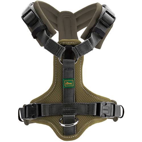 HUNTER Geschirr Maldon Oliv/Grau XS-S