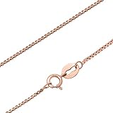 SEA OF ICE Italian Box Chain Necklace – Silver Chain Necklace for Women and Men – 925 Sterling Silve
