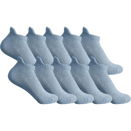 Image of Ankle Socks for Women and Men Heel Tab Athletic Socks Running Athletic Low Cut Tab Socks Sports No Show Sock 6 Pairs