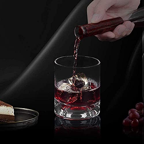 Karafset Wijnaccessoiresets, Geweervormige Whiskykaraf Met 4 Whiskyglazen Set Herbruikbare Rumhouder Alcoholkaraf Met… - Afbeelding 3