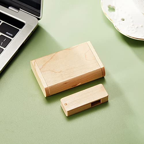 GARRULAX Chiavetta USB, 32 GB, in legno USB2.0 ad