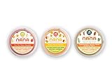 Pack de 3 tarritos en total, 1 de cada una de las variedades de verduras (Sweetpot, Caribe y Tropical).