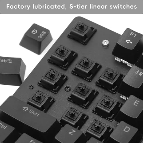 Image of Gateron Oil King V2 Pre Lubed 5pin Linear Switches for Mechanical Keyboard (90PCS, Oil King)