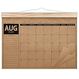 2022-2024 Calendar - 18 Monthly Academic Desk or Wall Calendar Planner, August 2022 - January 2024, Thick Kraft Paper Calendar Perfect for Organizing & Planning (16.5"x12.2") - Norjews