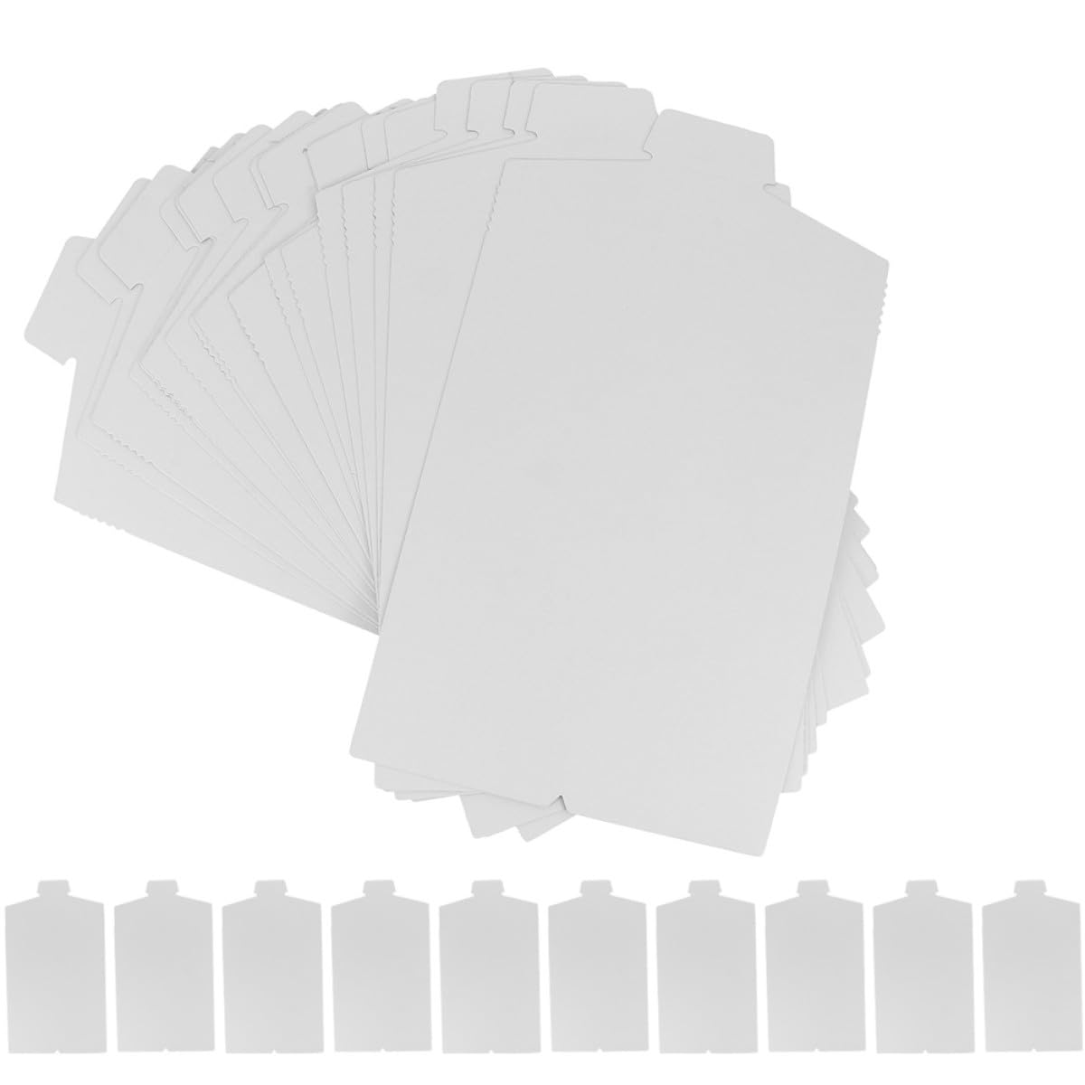 Hemdeinsätze zum Falten 50 Stück Papier für Kleidung und Wäsche
