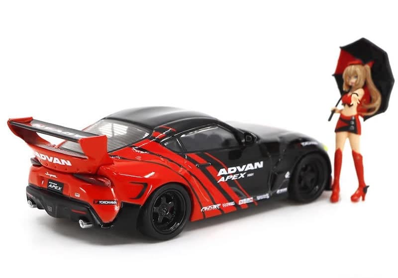 GRスープラ ADVAN レースクイーン フィギュア付 1/64 Amazon | 1/64 PANDEM ミニカー GR スープラ ADVAN LIVERY