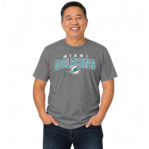 Team Fan Apparel NFL Starting Fresh Short Sleeve Heather T-Shirt - Adult Sports Gear for Men and Women, Sport Gray, X-Large