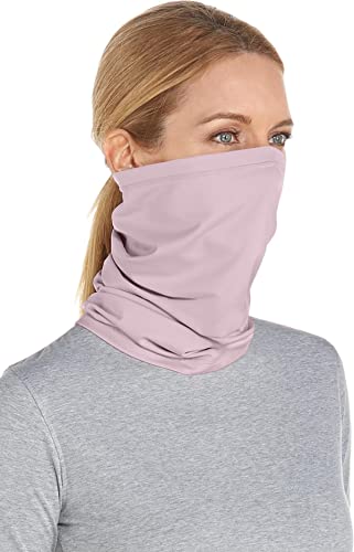 Coolibar Upf 50+ Men's Women's La Plata Uv Neck Gaiter - Sun Protective (Small/Medium- Dusty Mauve) #TOP2