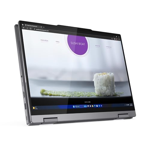 Image of LENOVO ThinkBook 14 2-in-1 G5 IAU Business Laptop, 2025, 14 inch 1920x1200 Touch, Intel-12 Core Ultra 7 255U, 64GB DDR5, 8TB SSD, Win11 Pro, Backlit KB, Wi-Fi 6E, BT 5.3, Thunderbolt 4, 1080p Camera, Grey