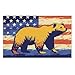 California Bear U.S. Flag Printed Beach Towel Lightweight Swim Surfing Towels for Pool Travel Vacation 130x80cm