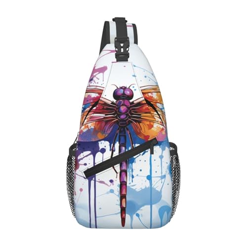 Mochila cruzada urbana negra para mujer y hombre miniatura 1
