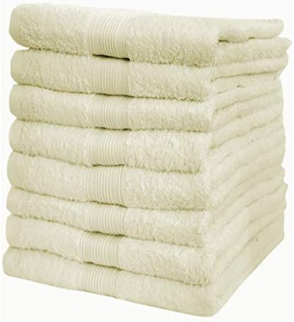 NatureMark NM-HT0842 ręczniki frotte, 8 sztuk, 50 x 100 cm, 100% bawełna 50 x 100cm antracytowy/szary