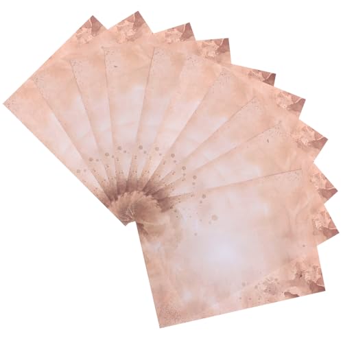 Papier de correspondance rétro double face pour scrapbooking esthétique et DIY créatif