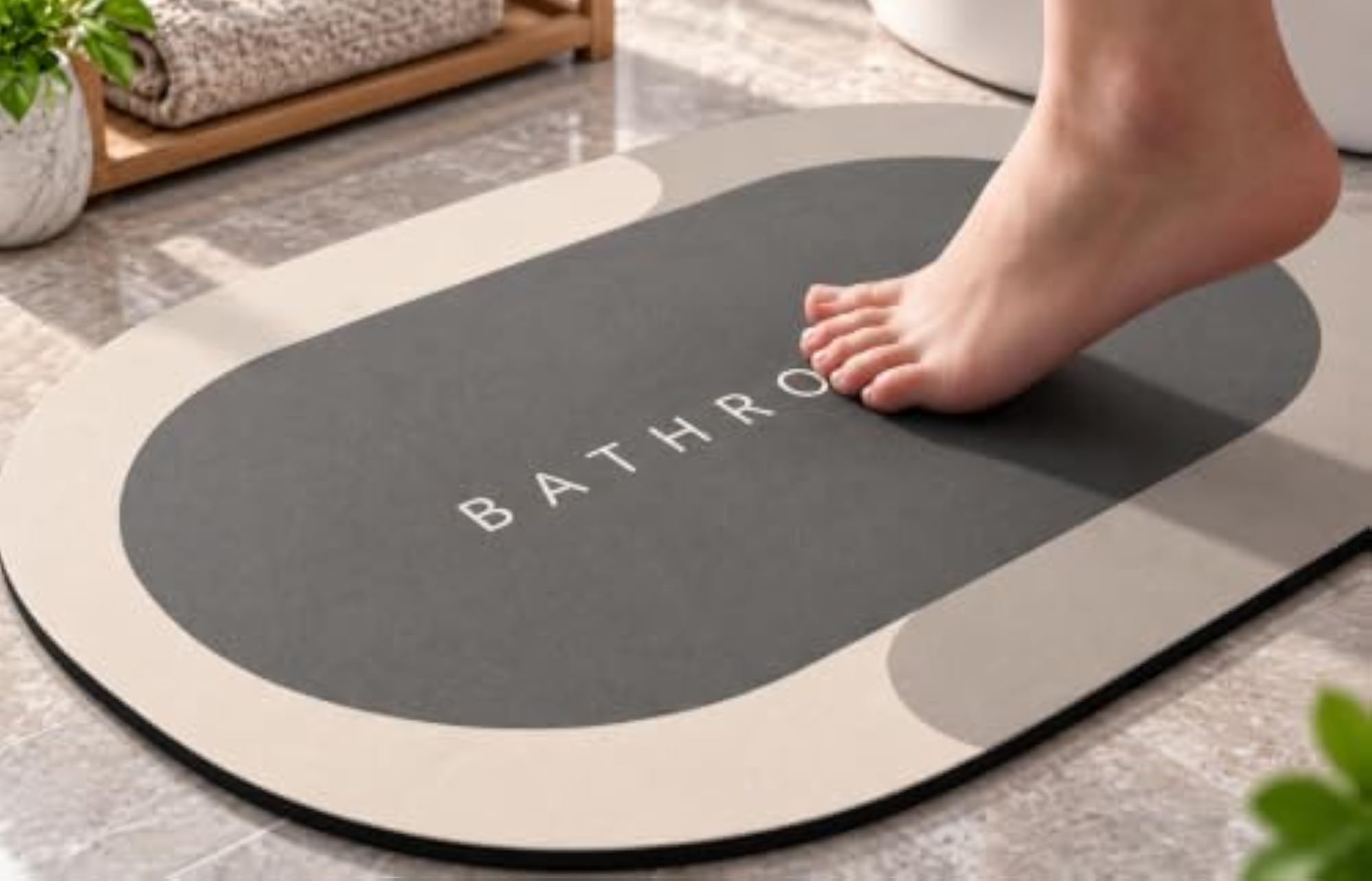 Anti-Skid Water Soaking Bathroom Rubber Mat