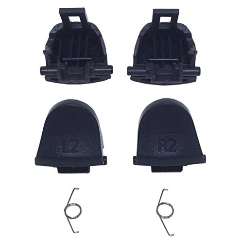 Kit Botão Gatilho R2 + L2 + Molas p/ Controle PS4 jdm-040