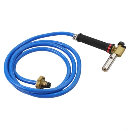 Welding Torch with All-Copper Construction and Liquefied Gas Heating for Copper, Aluminum, Iron, Stainless Steel Repair, Portable Design with 2.5m or 5m Hose Options(B)