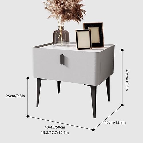 Table de chevet de style italien avec rangement pour optimiser l'espace