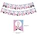 Birthday Party Supplies Include 22 cake topper cupcake toppers, 1Birthday Banner, 21 Balloons, 77 Stickers