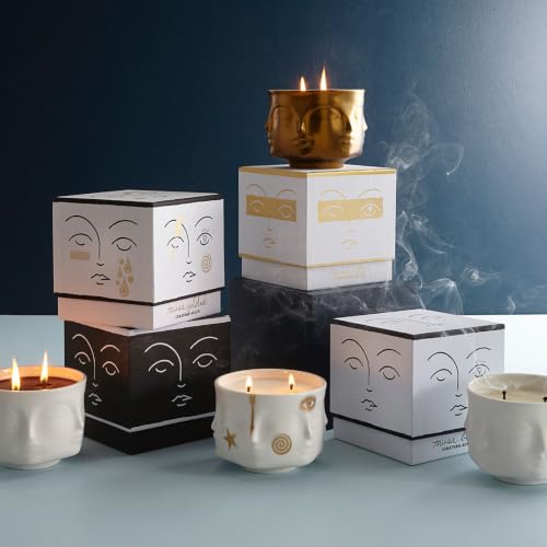 Jonathan Adler Gilded Muse Candle by Jonathan Adler - Used condition - Image 4