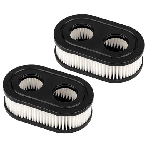 2 Piezas Filtro de Aire para Cortacésped,Kit de Filtro de Aire Para Cortacésped,Elemento de Filtro Purificador Aire,Compatibles con Motores Briggs & Stratton 798452 593260,Repuesto para Cortacésped