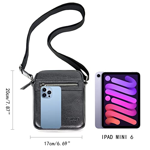Small/Medium Crossbody bag for men shoulder bag mens purse satchel leather messenger bag gift man3