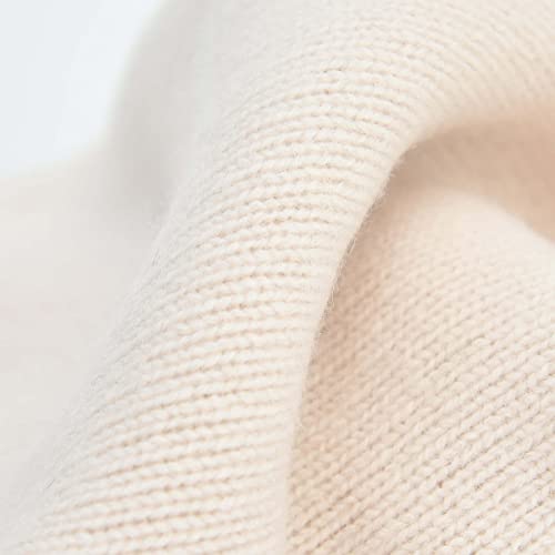 Merino Wool Beanie (White) 100% Superfine Premium Australian Merino Wool Halcyon Hiker Warm To 14 F. #TOP2