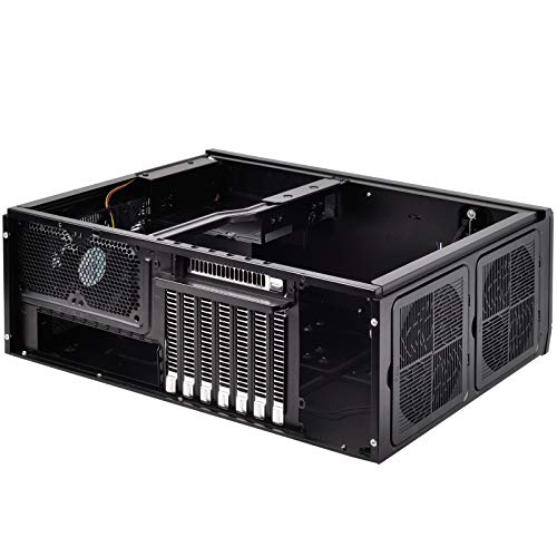 Image of Silverstone Technology GD10B Home Theater Computer Case (HTPC) with Lockable Front Panel for ATX /Micro-ATX Motherboards GD10B-x