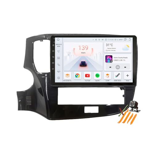Radio estéreo 2 DIN Android 13.0 para Outlander 2018-2022 con reproductor multimedia BT