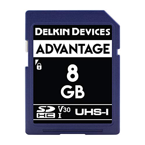 Delkin Devices 8GB Advantage SDHC UHS-I (V30) Memory Card (DDSDW633-8GB)