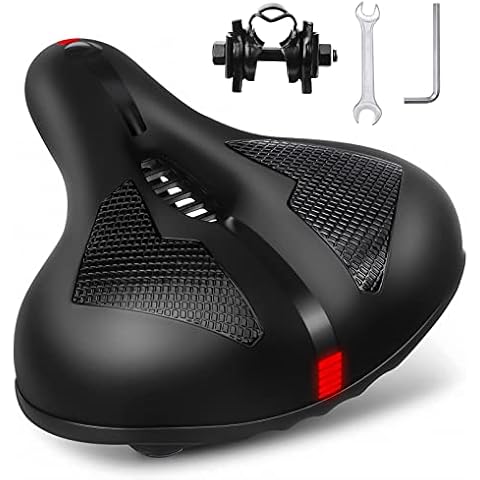 BRGOOD Sillín Bicicleta Ancho Gel Ergonómico Cover