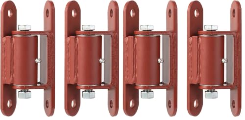 Image of Heavy Duty 7 inch Bolt onto The Gate Bolt onto The Post Gate Hinges with Needle Roller Bearing for Driveway Vehicular Pedestrian Gates, 2150P Lubricable Gate Hinge(Sold as a Pair) (Pack of 2)