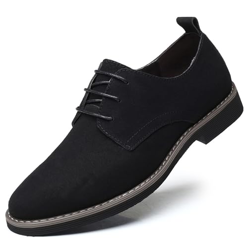 Asifn Hommes Robe Oxfords et Derbies Chaussures Cuir Classic Lacets Casual Suede Velours Low Top...