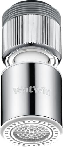 Aeratore Per Rubinetto, Watwin Nozzle Swivel Aerator Fm22/M24 Chrome | Aeratore Rubinetto | Rompigetto Rubinetto | Doppia Funzione