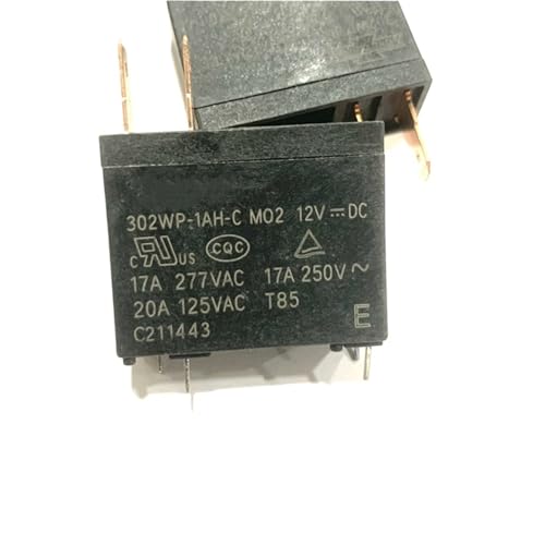 Relais 12V 302WP-1AH-C M02 4 broches CC pour réparation de four à micro-ondes