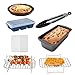 Akcesoria do frytownicy 7 sztuk, wybrane wykonanie Kompatybilne z frytkownicą powietrzną 3,7 qt - 4,2 qt, zestaw akcesoriów Deluxe do frytkownicy 7, łatwy do czyszczenia i konserwacji Yiida