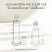 Homedics SereneScent Waterless Diffuser Oil Refill — Amalfi Bliss (120ml). Clean, Safe, Fresh & Floral Home Fragrance. Compatible with SereneScent Diffusers. Easy Twist Plug & Play.