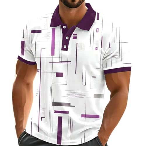Polo d'été multicolore pour homme idéal en terrasse