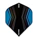 US Darts Pentathlon Blue/Black HD150 Standard Shape Dart Flights - 3 Sets (9 Flights) - 150 Micro (ExtraTough)